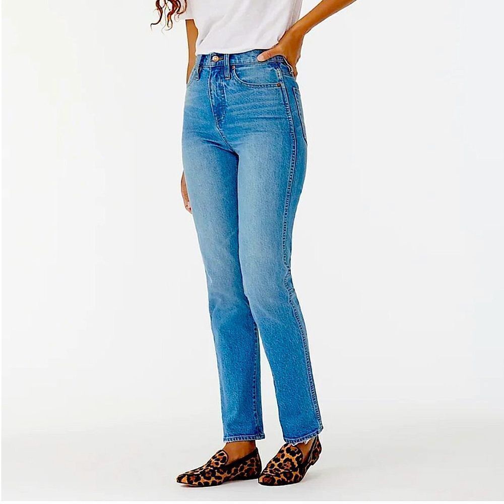 J.Crew Stovepipe Jeans Size 30 Raw Hem High Rise New, tags removed